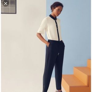 Ted Baker ‘color by numbers’ colorblock jumpsuit
